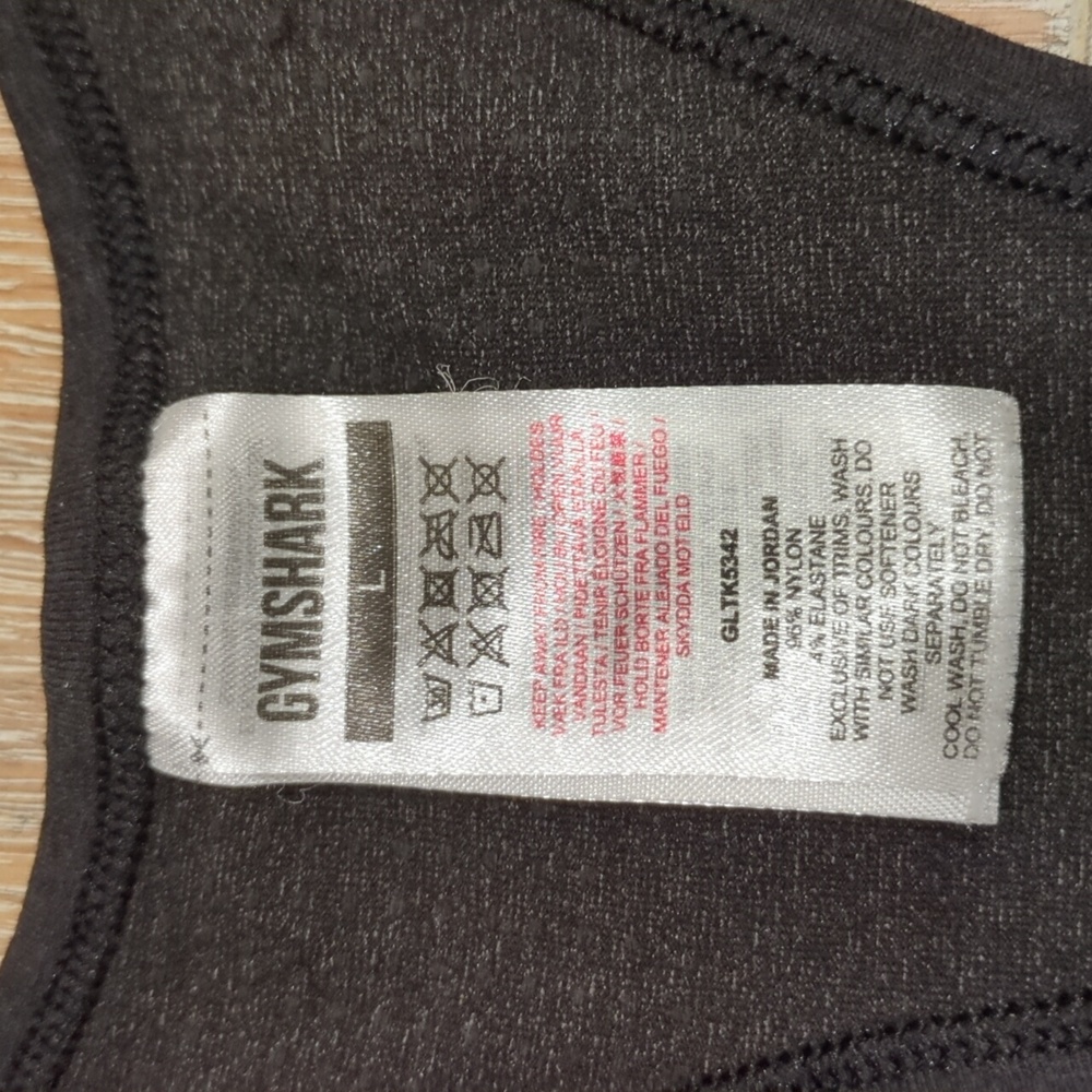 Gymshark Black Racerback Tank - Picture 3 of 3